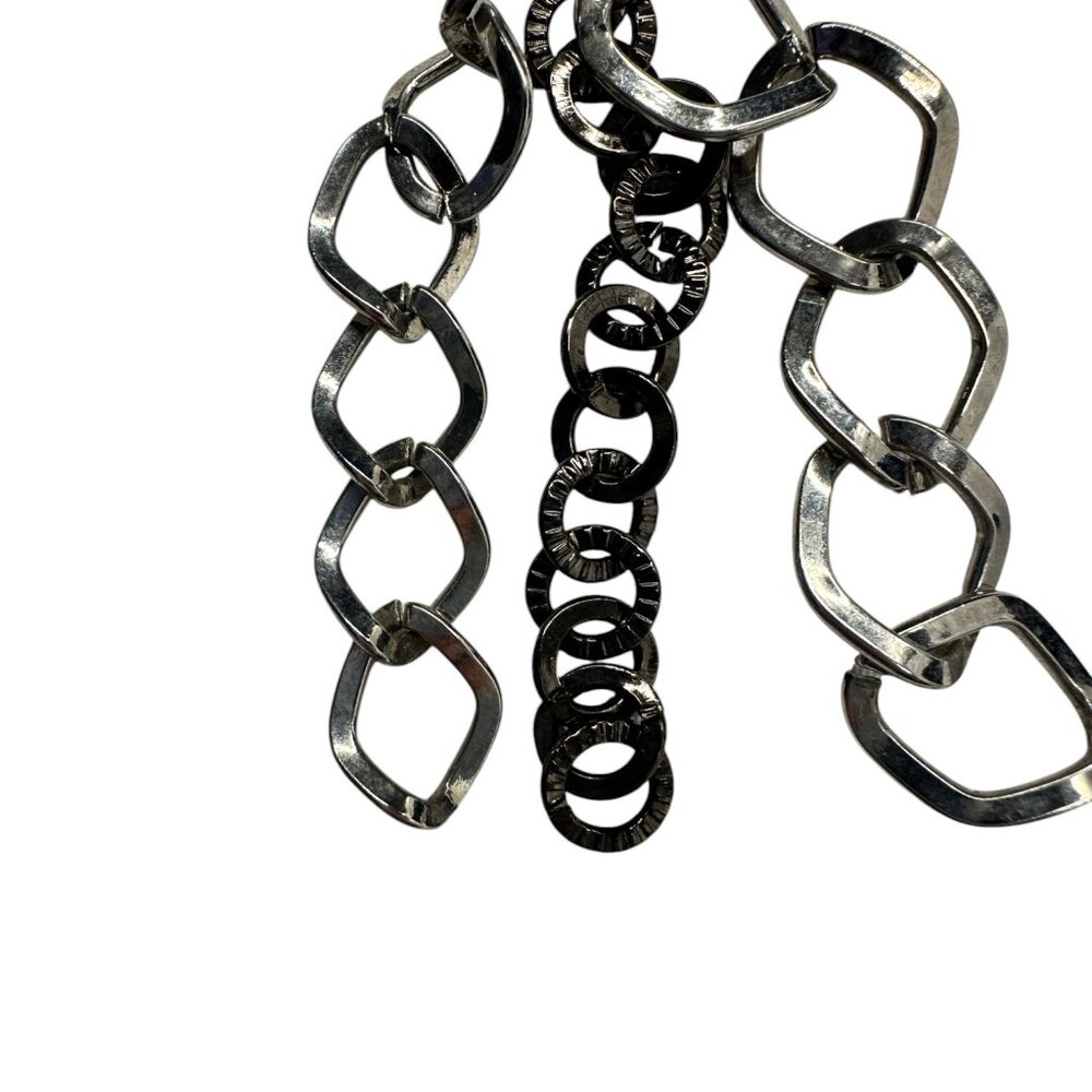 Linked Chain Dangle Earrings - Picture 4 of 5